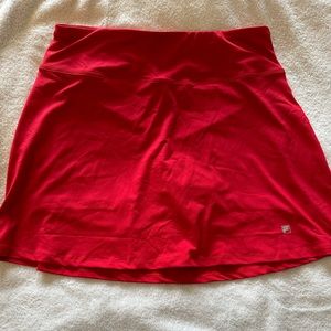 Red Fila Tennis Skirt